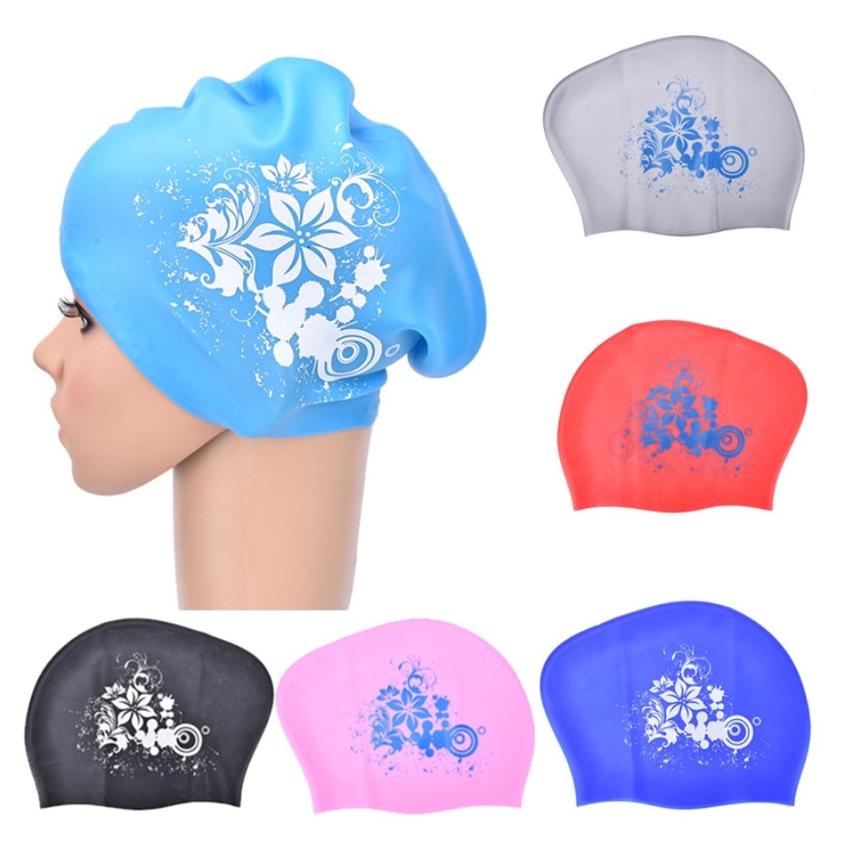 Aquatic Sports Cap - Силиконовая шапочка для плавания с длинными